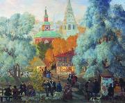 Boris Kustodiev Country oil on canvas